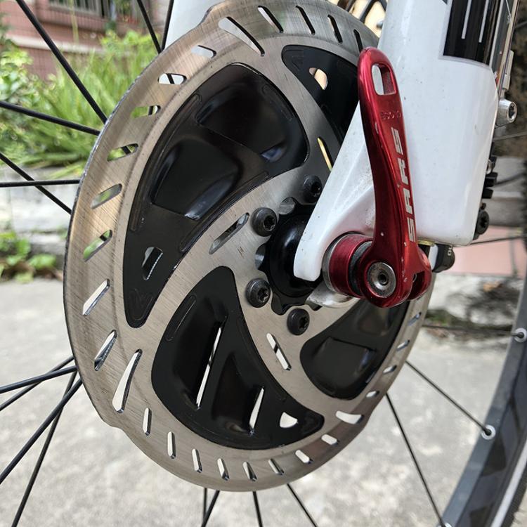 RACEWORK RK152 Mountain Bike Six-nail Heat Dissipation Wear-resistant Disc(Silver 140mm)