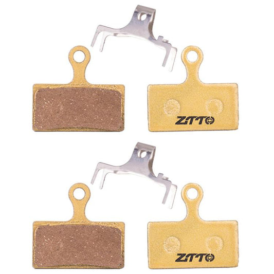 2pairs ZTTO Mountain Bike Full Metal Copper Base Lining Oil Disc Block Brake Pad, Model: MJ-01F