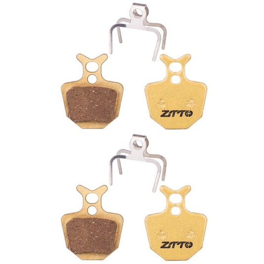 2pairs ZTTO Mountain Bike Full Metal Copper Base Lining Oil Disc Block Brake Pad, Model: MJ-05B