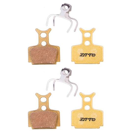 2pairs ZTTO Mountain Bike Full Metal Copper Base Lining Oil Disc Block Brake Pad, Model: MJ-05C