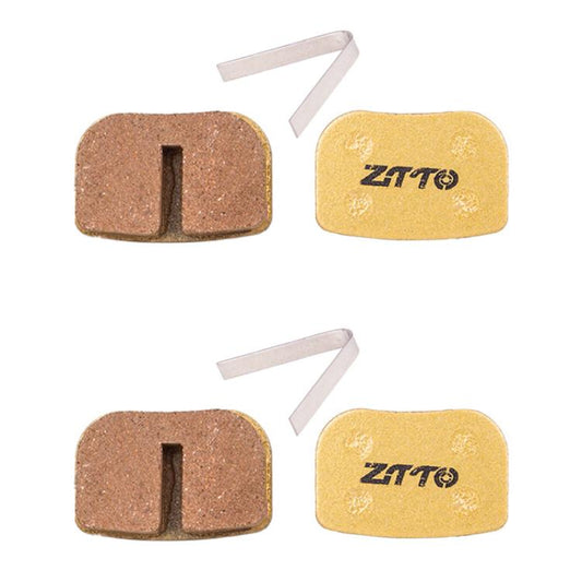 2pairs ZTTO Mountain Bike Full Metal Copper Base Lining Oil Disc Block Brake Pad, Model: MJ-08B