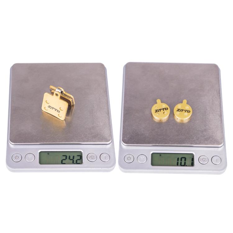 2pairs ZTTO Mountain Bike Full Metal Copper Base Lining Oil Disc Block Brake Pad, Model: MJ-11D