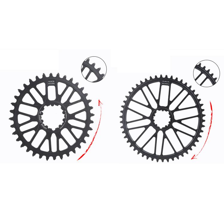 RACEWORK RK7788 Mountain Bike Direct Mount Chainwheel Road Bike Chainring, Spec: ROAD 52T
