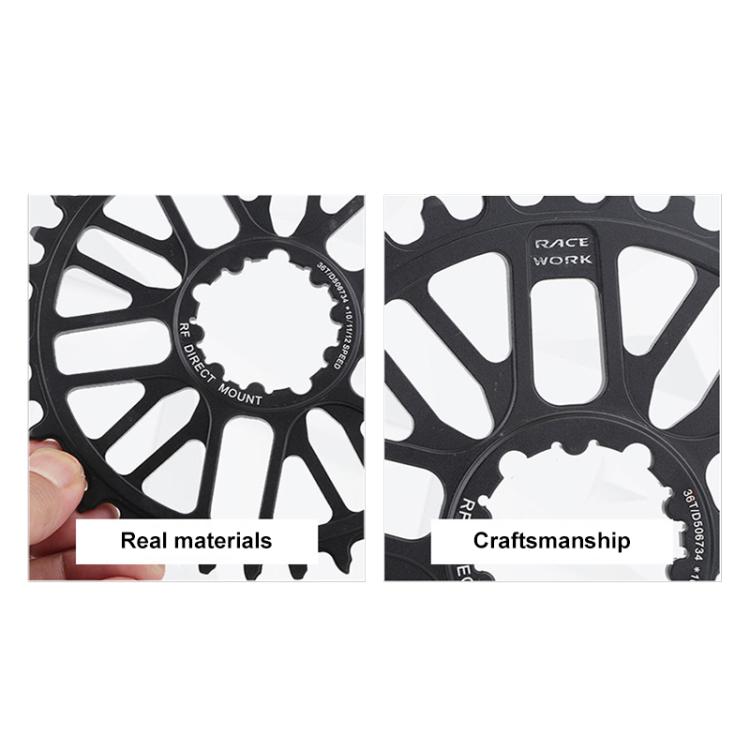 RACEWORK RK7788 Mountain Bike Direct Mount Chainwheel Road Bike Chainring, Spec: ROAD 40T