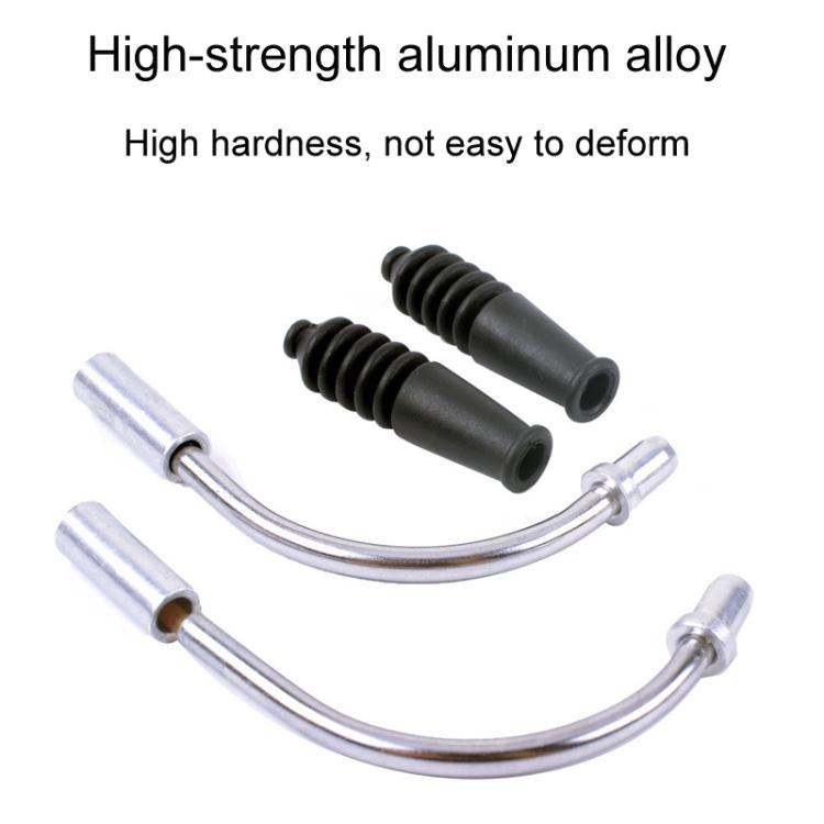 5sets ZTTO Bicycle V Brake Bend Accessories Brake Cable Dust Protective Cover, 4pcs / Set