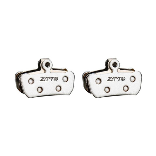 2pairs ZTTO Bicycle Metal Sintered Cable Mountain Road Bike Electrical Scooter Disc Brake Linings, Style: 02F