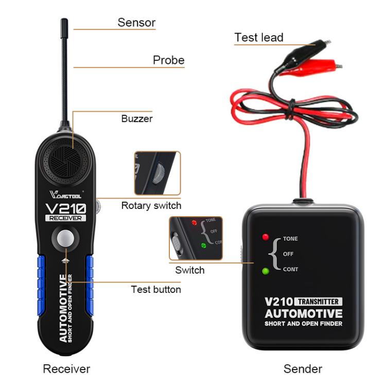 VDIAGTOOL 6-42V Automotive Circuit Tester(V210)
