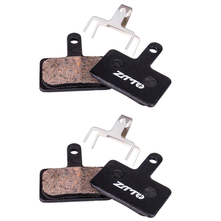 2pairs ZTTO Bicycle Disc Braking Pads Mountain Bike Semi-Metallic Resin Brake Pads, Model: MS-01B