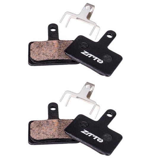2pairs ZTTO Bicycle Disc Braking Pads Mountain Bike Semi-Metallic Resin Brake Pads, Model: MS-01B
