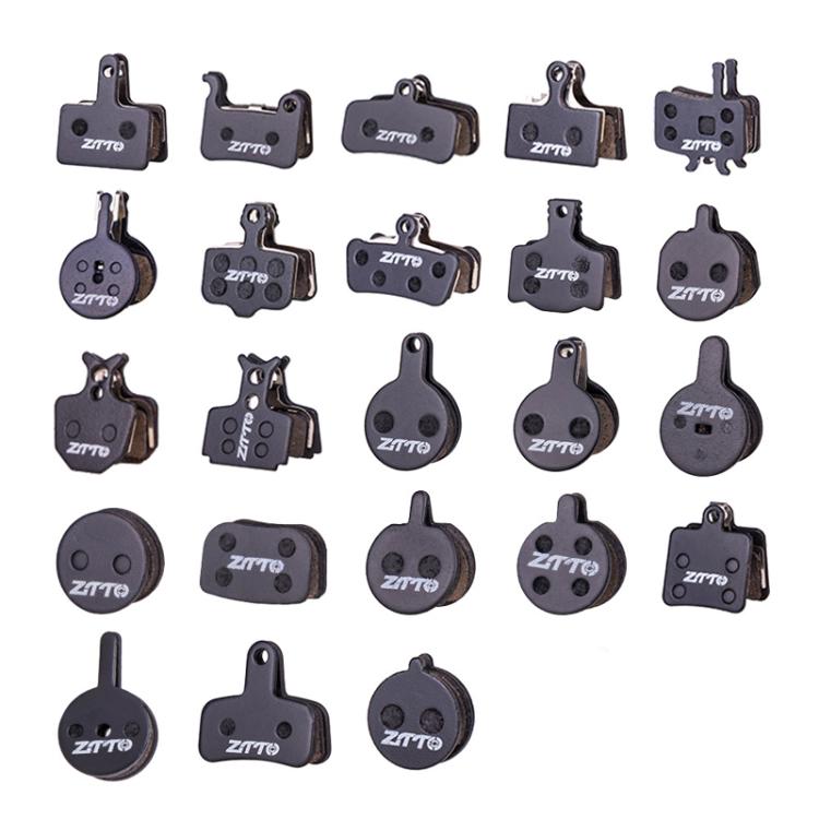 2pairs ZTTO Bicycle Disc Braking Pads Mountain Bike Semi-Metallic Resin Brake Pads, Model: MS-01D
