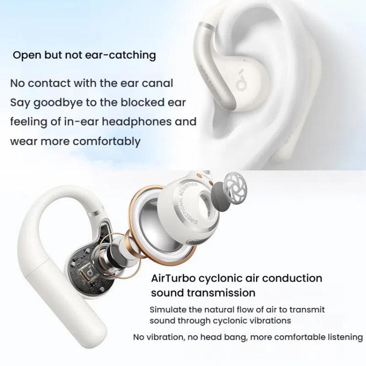 ANKER A3872 Soundcore AeroFit Open Comfort Wear Wireless Bluetooth Earphones(Black)