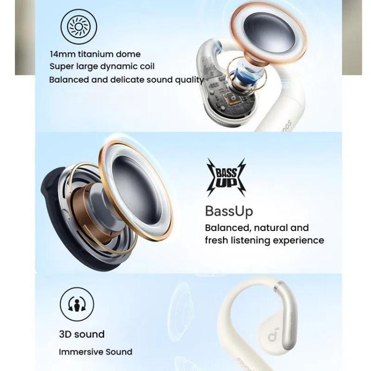 ANKER A3872 Soundcore AeroFit Open Comfort Wear Wireless Bluetooth Earphones(Blue)