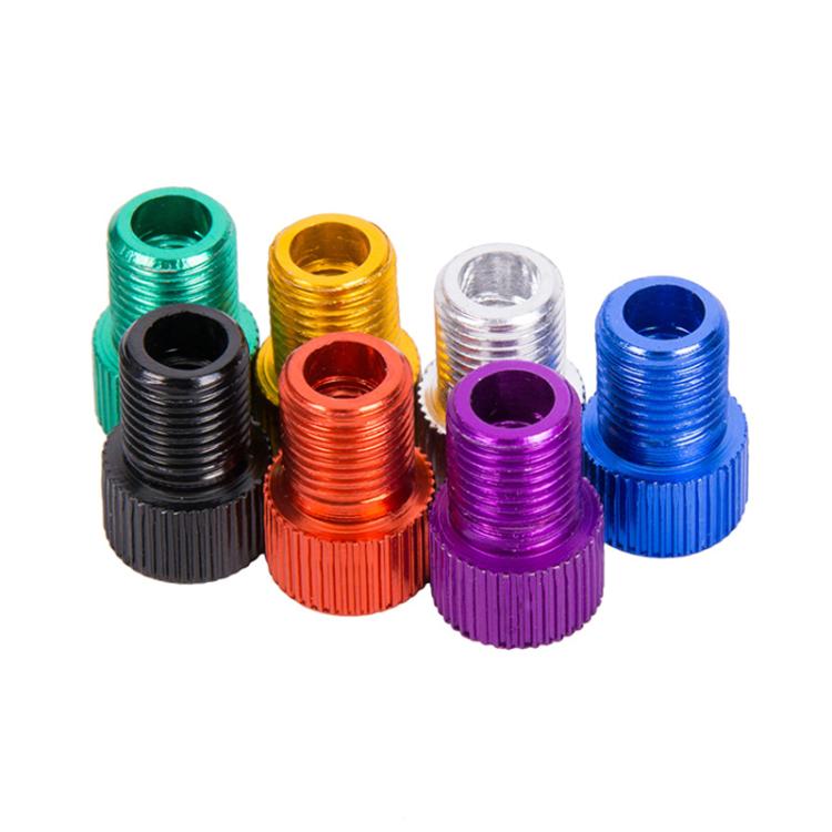 10pcs ZTTO Mountain Road Bicycle Presta To Schrader Valve Converter Kit(Blue)