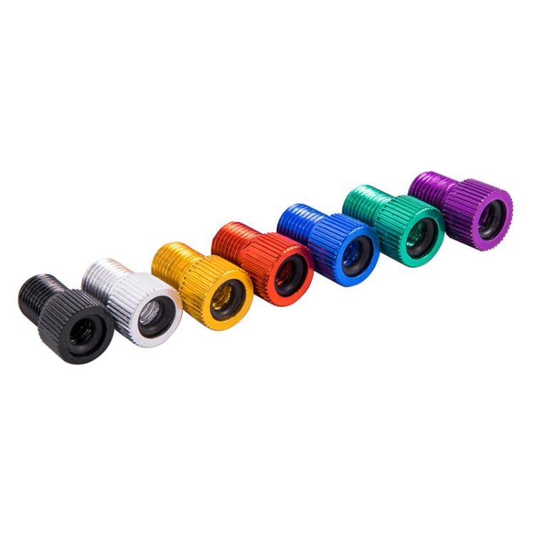 10pcs ZTTO Mountain Road Bicycle Presta To Schrader Valve Converter Kit(Black)