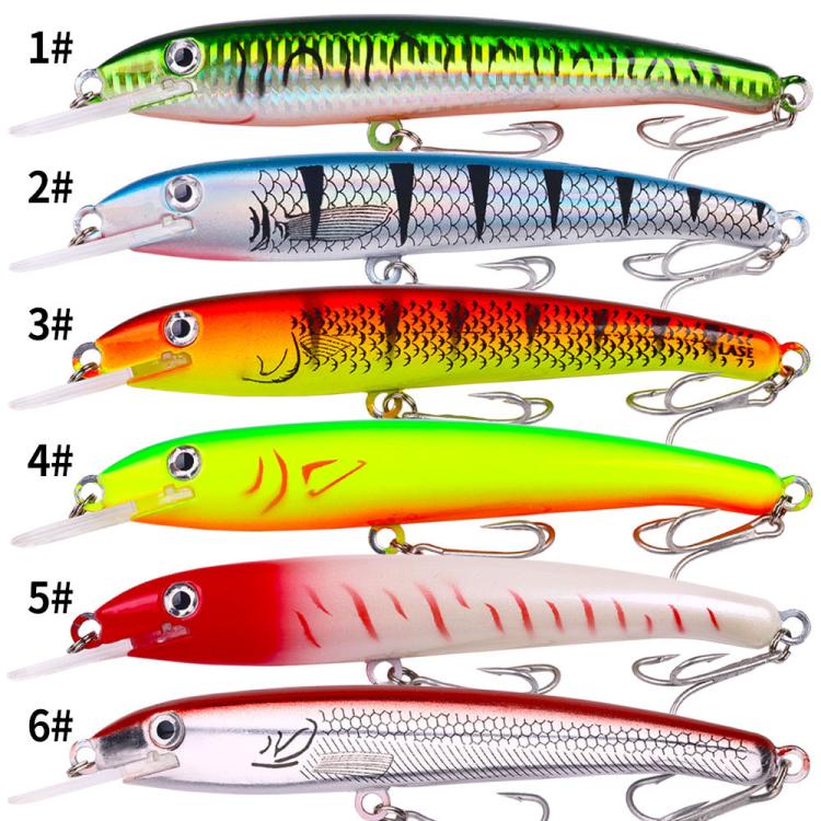 HENGJIA MI226 19cm 44g Deep Diving Mino False Bait Fishing Bionic Road Lure, Color: No.6