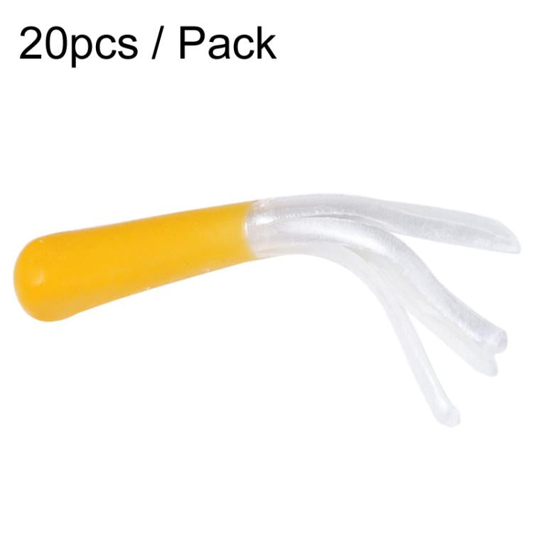 4.8cm 20pcs / Pack HENGJIA SO192 Vegetable-Head Tube Lure Fishing Simulation Soft Fake Bait, Style: 6#