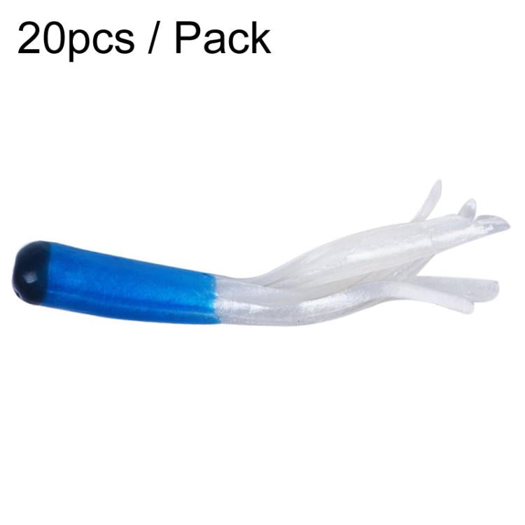 4.8cm 20pcs / Pack HENGJIA SO192 Vegetable-Head Tube Lure Fishing Simulation Soft Fake Bait, Style: 14#