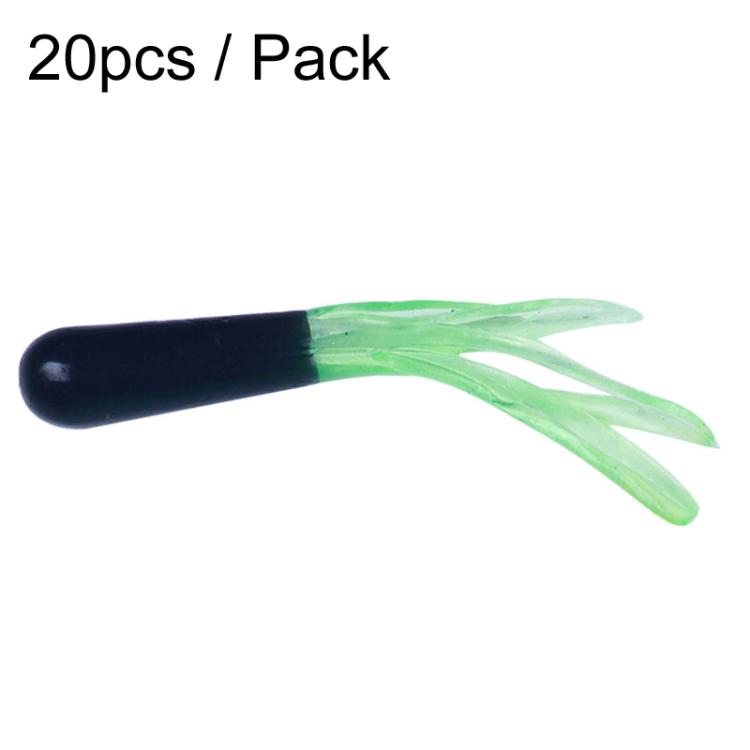 4.8cm 20pcs / Pack HENGJIA SO192 Vegetable-Head Tube Lure Fishing Simulation Soft Fake Bait, Style: 15#