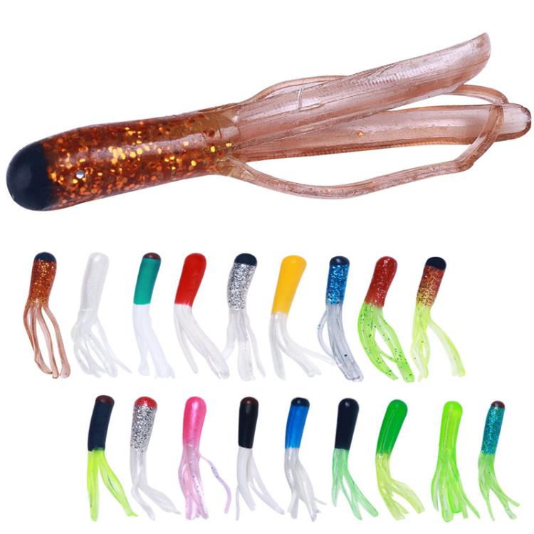 4.8cm 20pcs / Pack HENGJIA SO192 Vegetable-Head Tube Lure Fishing Simulation Soft Fake Bait, Style: 15#
