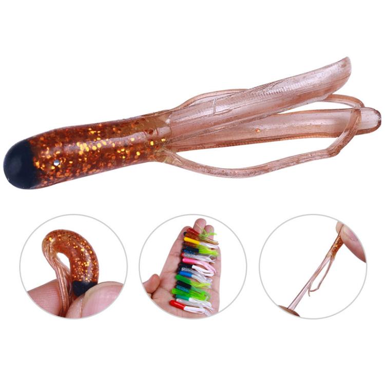 4.8cm 20pcs / Pack HENGJIA SO192 Vegetable-Head Tube Lure Fishing Simulation Soft Fake Bait, Style: 13#