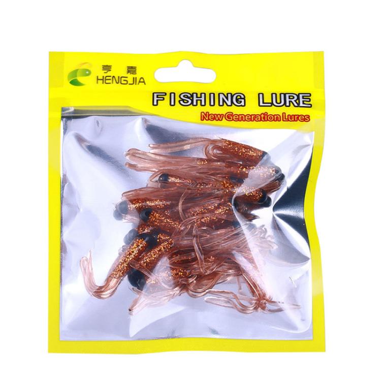 4.8cm 20pcs / Pack HENGJIA SO192 Vegetable-Head Tube Lure Fishing Simulation Soft Fake Bait, Style: 16#