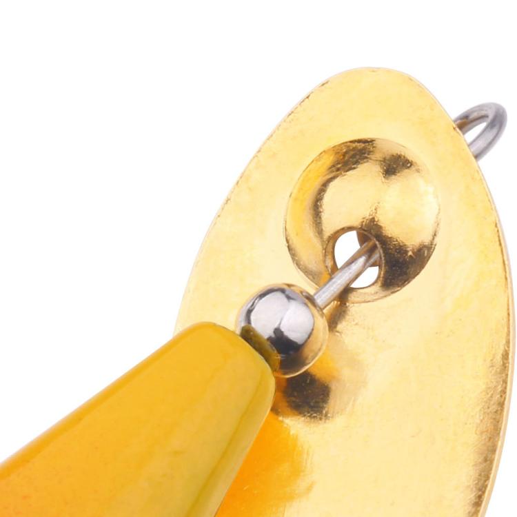 5colors / Box HENGJIA Single Hook Sequins Road Runner Bait Fishing False Lures(5.5CM-4.6G)
