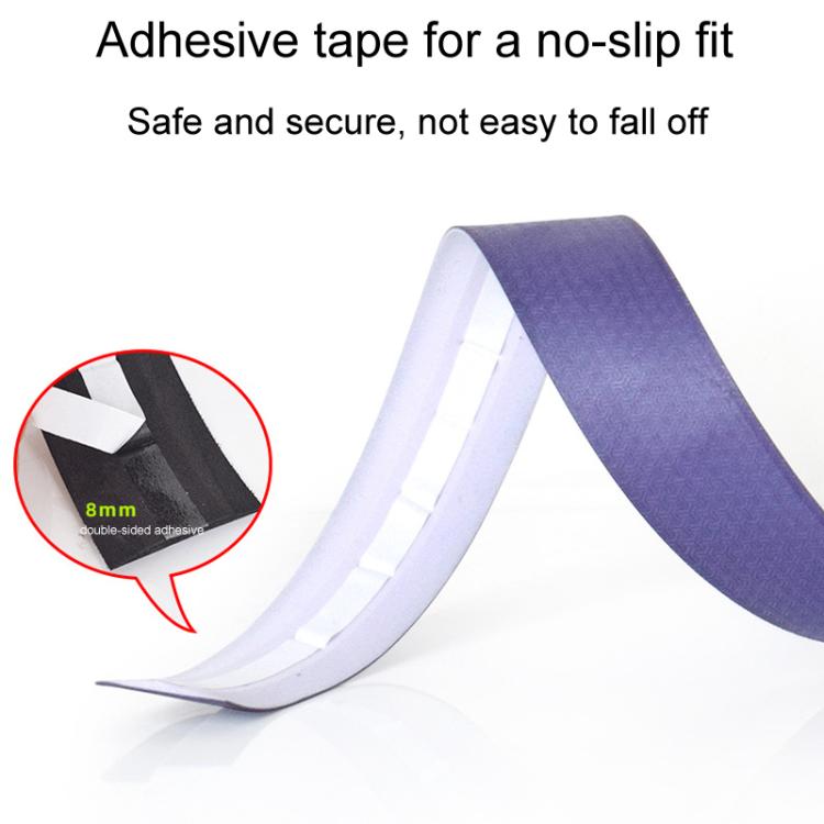 FMFXTRA F233 1pair Road Bicycle Handlebar Strap PU Stretchy And Shock-Absorbing Wrap-Around Tape(Black)