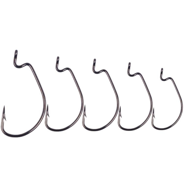 HENGJIA FH013 50pcs / Box Outdoor Fishing Cranked Stripers Hook Set, Color: Red