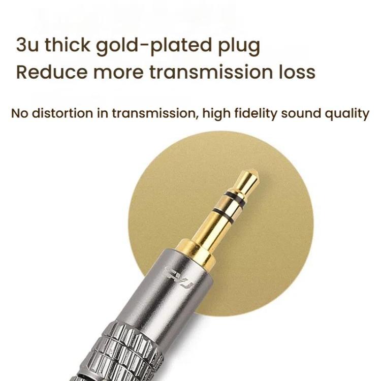 CVJ TS800 Eight Strands Copper Silver Plated Interchangeable Audio Plugs Headphone Upgrade Cable, Style: 4.4mm MMCX