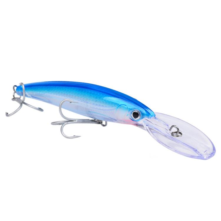 PROBEROS DW627 Long-Distance Casting Large Minnow Lure Fishing Bionic Bait, Style: E(19.5cm/50g)