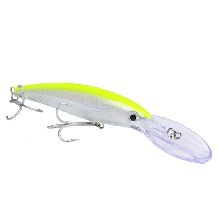 PROBEROS DW627 Long-Distance Casting Large Minnow Lure Fishing Bionic Bait, Style: F(19.5cm/50g)