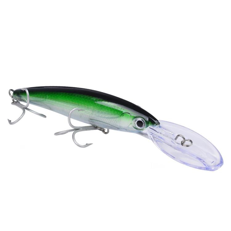 PROBEROS DW627 Long-Distance Casting Large Minnow Lure Fishing Bionic Bait, Style: H(17cm/32g)