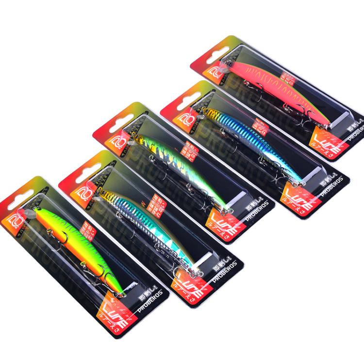 PROBEROS DW622 12.5cm-16g Submerged Minnow Lure All-Purpose Sea Fishing Plastic Bionic Hard Bait(A)