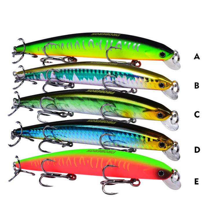 PROBEROS DW622 12.5cm-16g Submerged Minnow Lure All-Purpose Sea Fishing Plastic Bionic Hard Bait(B)