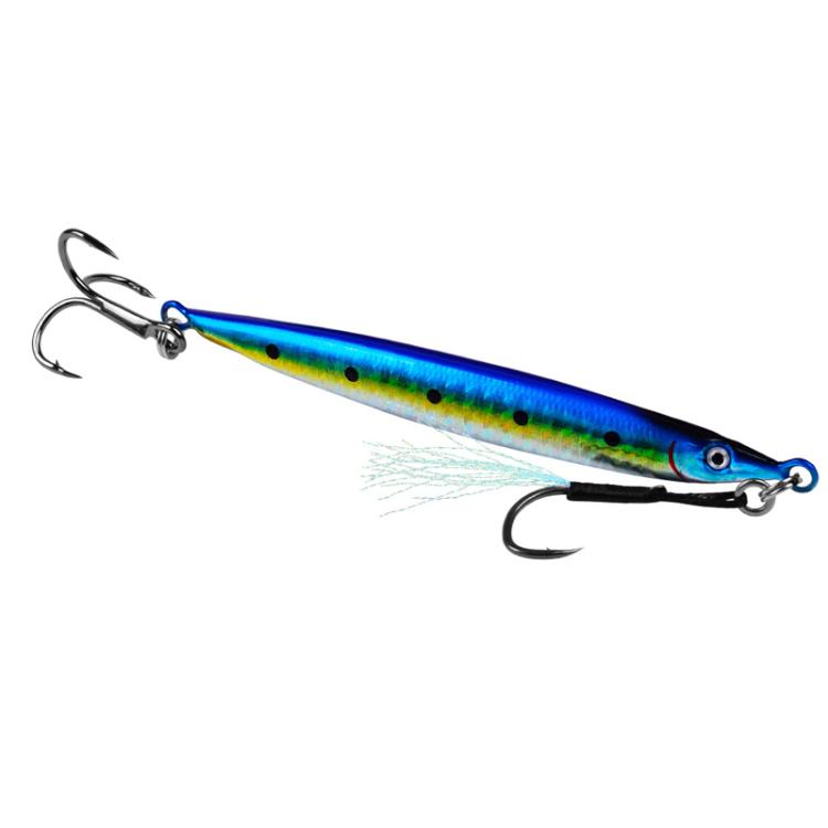 21G PROBEROS LF151 Long-Distance Casting Sinking Lure 3D Fast-Draw Sea Fishing Mackerel Hook(E)