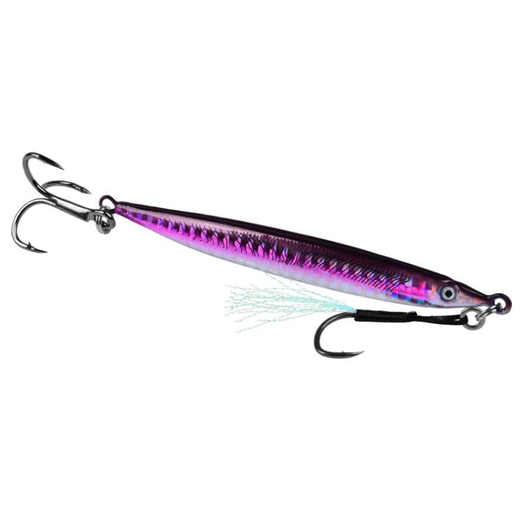 28G PROBEROS LF151 Long-Distance Casting Sinking Lure 3D Fast-Draw Sea Fishing Mackerel Hook(C)