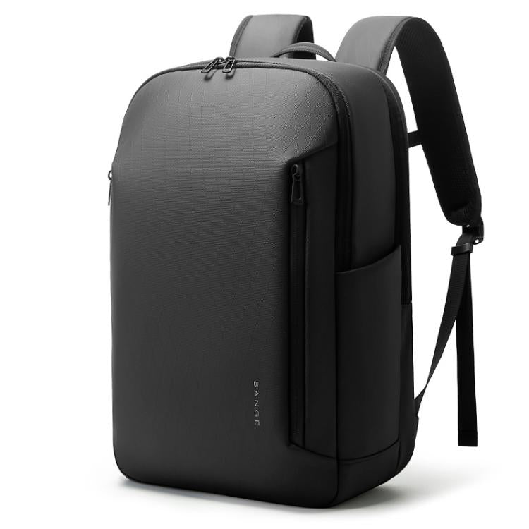 BANGE BG-3057 Large Capacity Men Business Work Lightweight Computer Backpack(Black)