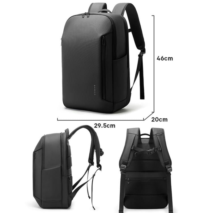 BANGE BG-3057 Large Capacity Men Business Work Lightweight Computer Backpack(Black)