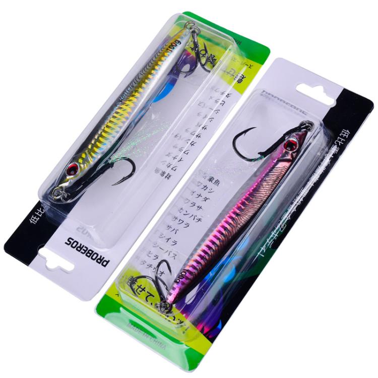 17G PROBEROS LF153 3D Fast Twitch Sea Fishing Road Runner Lure Long Casting Quick Sinking False Bait(C)