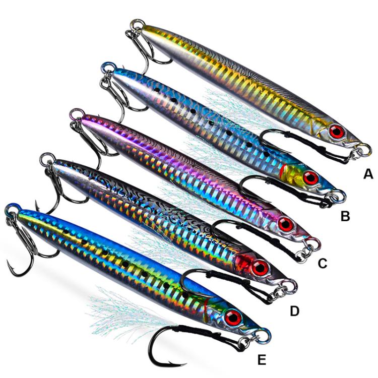 17G PROBEROS LF153 3D Fast Twitch Sea Fishing Road Runner Lure Long Casting Quick Sinking False Bait(A)