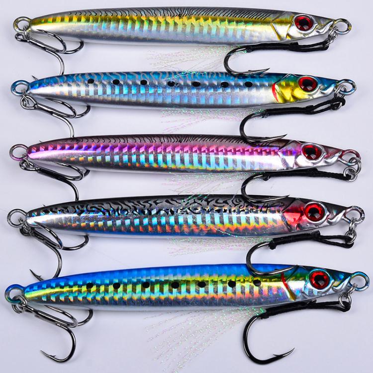 35G PROBEROS LF153 3D Fast Twitch Sea Fishing Road Runner Lure Long Casting Quick Sinking False Bait(A)
