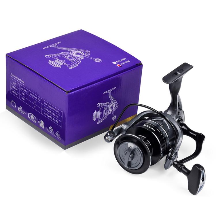 PROBEROS ME7000 LUYA Spinning Reel Sea Long Casting CNC Metal Swing Arm Fishing Reel