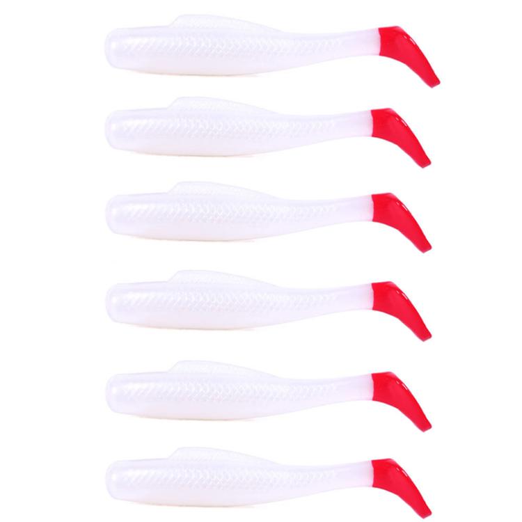 HENGJIA 6pcs / Box Outdoor Fishing Floating Soft Bait 8cm-5g Bionic False Lure, Style: 2#