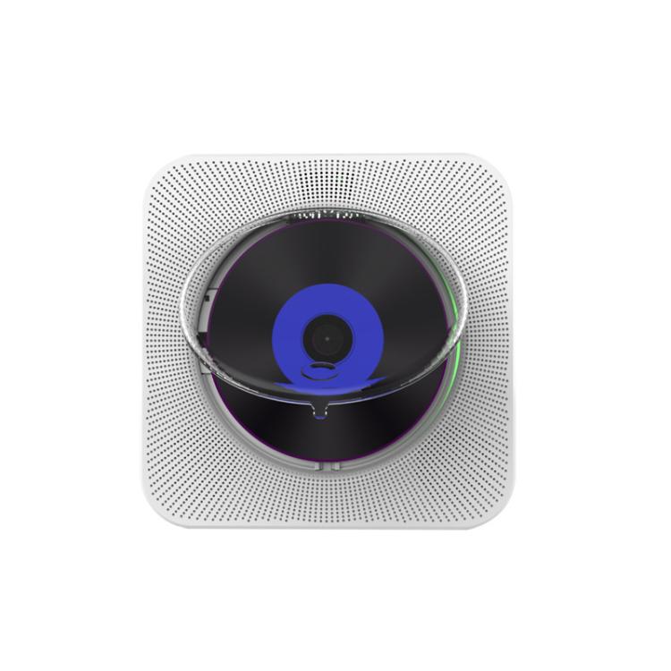Kecag KC-807 Wall-mounted Home Retro Bluetooth CD Player, Spec: EU Plug(White)