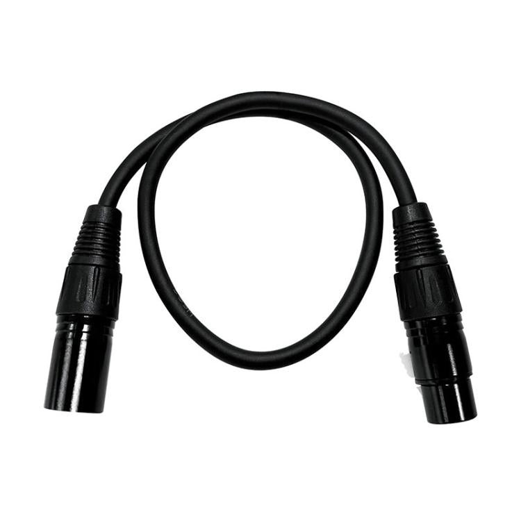 VEGGIEG Male to Female Microphone Stereo Microphone Cable Amplifier XLR Balanced Copper Cannon Audio Cable, Length: 15m(Black)