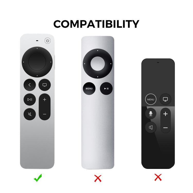 For Apple TV Siri Remote 2 / 3 AhaStyle PT167 Remote Control Silicone Protective Case(Pink)