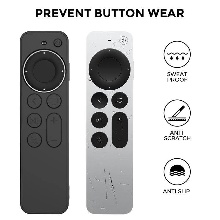 For Apple TV Siri Remote 2 / 3 AhaStyle PT167 Remote Control Silicone Protective Case(Pink)