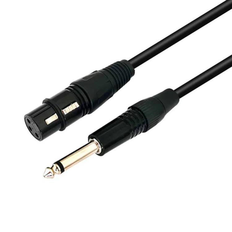 VEGGIEG 3Pin XLR Speaker Loudspeaker Cable Mixer Audio Microphone Cable, Length: 20m(6.5mm To XLR Female)