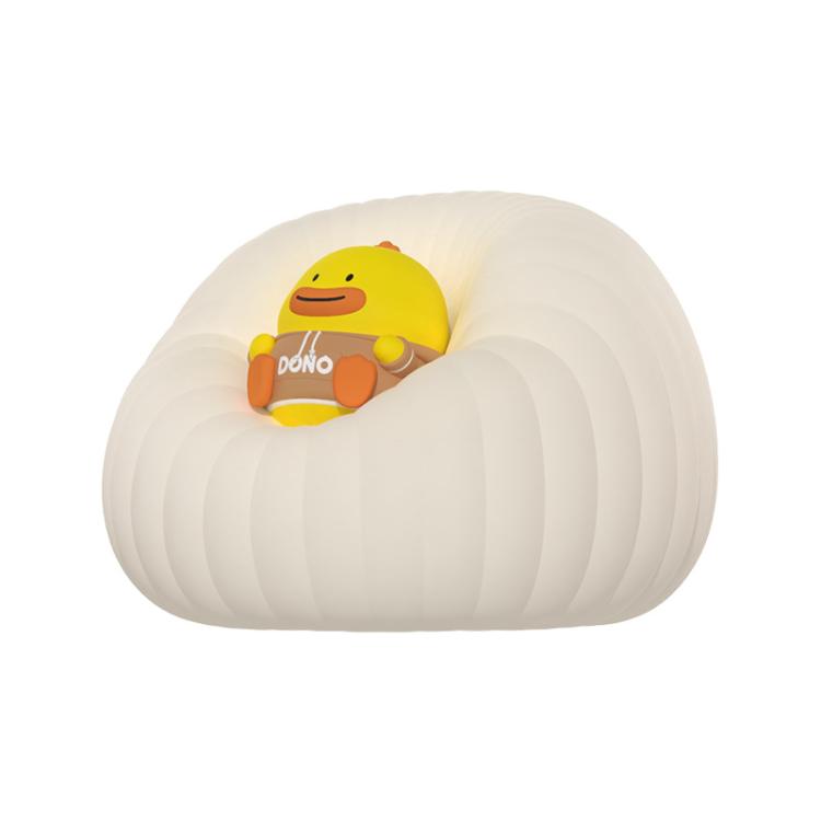 ICARER FAMILY  IF-YD01 Cartoon Silicone Night Light Bedroom Bedside Lamp Baby Feeding Lamp(Beige)