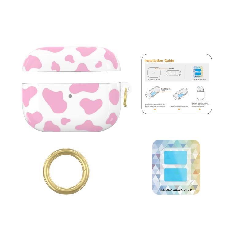 For AirPods Pro 2 / Pro AhaStyle TPU Drop Protection Case(Pink)